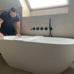 Renovation de CLK PRO d'une salle de bain du carrelage au lavabo