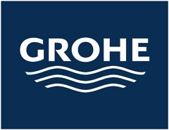 Logo Grohe, robinetterie utilisée pour la plomberie à Bruxelles